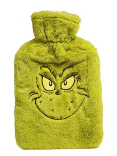 The Grinch Hot Water Bottle with Green Furry Cover Pain Relief Cosy Night  The Grinch Hot Water Bottle with Furry Cover: Warmth and Comfort on Chilly Nights  Embrace the cozy charm of Grinch character with The Grinch Hot Water Bottle. This delightful product is designed to provide warmth and comfort on cold winter nights, making it the ideal companion for snuggling up and staying warm. Key Features: Grinch: This hot water bottle features the beloved Grinch character from Dr. Seuss's story. It brings a touch of whimsy and nostalgia to your winter nights.  Rubber Bottle: The hot water bottle is made of rubber, ensuring that it can safely hold both hot and cold water as needed.  Furry Cover: The cover is crafted from 100% polyester, giving it a soft and plush feel. It not only adds to the com Whimsical Style, Winter Nights, Hot Water Bottle, The Grinch, Dr Seuss, Hot Water, Grinch, Stay Warm, Water Bottle