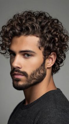 short curly mens hairstyles Curly Hair Men Short, Short Curly Hair Men, Voluminous Curls