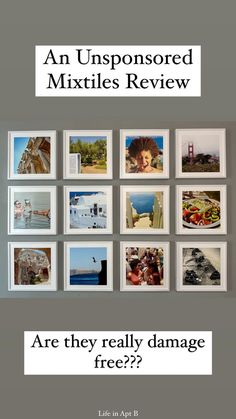 Mixtiles Review Mixtiles Photo Wall, Renter Hacks