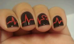 My heart skips a beat. Make Me Up, Fancy Nails, Mani Pedi, How To Do Nails, Beauty Nails, Beautiful Nails, Makeup Nails, Fun Nails, Art Designs