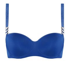 Balconette bra MARLIES DEKKERS Sky High Chantal Thomass, Blue Bra, Dita Von Teese, Balconette Bra, Agent Provocateur, Bra Top, Sky High, Bra Tops, Blue And Silver