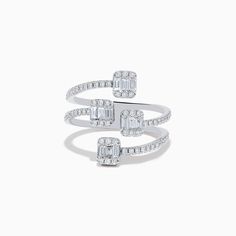 Effy Classique 14K White Gold Diamond Ring 14k White Gold Diamond Ring, Effy Jewelry, White Gold Diamond Rings, Gold Diamond Ring, Ring Ideas, Gold Diamond Rings, White Gold Diamonds, Gold Diamond, Diamond Ring