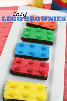 easy lego brownies recipe for kids to make