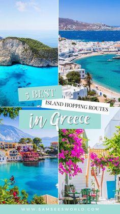 the best island hopping routes in greece