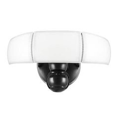 a black and white light fixture on a white background