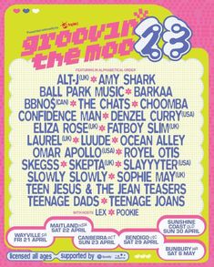 the poster for this year's summer music festival