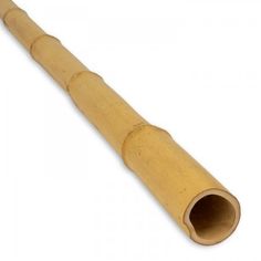 an old wooden pipe on a white background