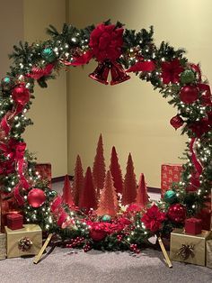 1.Home Decor: #homedecor, #interiordesign, #homedesign, #decor inspiration Round Christmas Backdrop, Indoor Event Decor, Christmas Event Backdrop, Christmas Decorations Backdrop, Christmas Backdrop Decorations, Christmas Arch Backdrop, Christmas Arch Ideas, Backdrop Christmas Ideas, Church Foyer Christmas Decor