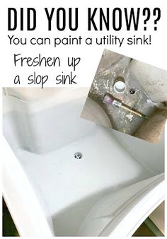 a white sink with the words did you know?