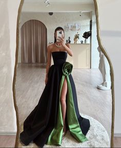 Prom Dress With Split, A Line Prom Dress, Dress With Split, Prom Dress Inspiration, Pretty Prom Dresses, فستان سهرة, A Line Prom Dresses, Gala Dresses, Evening Dresses Elegant