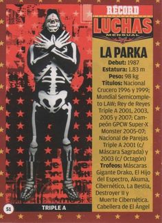 the label for la parka's triple a concert in los angeles, california