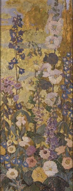 Pennsylvania Impressionist, Mary Elizabeth, Impressionist Paintings, Flower Border, Female Artists, Art Classes, Floral Painting, Gold Leaf, Art Museum