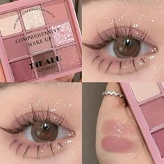 Describe: Color: smoke powder rose Net content: 7g Applicable people: general Packing size: 8*8*2cm/3.15*3.15*0.79inch Features: Create blurry dreamy fashion eye makeup. The powder is fine and shiny. fine and silky powder Purple iris eyeshadow palette for a dreamy, shattered eye look. The powder is fine and shiny. Easy to carry and use Rich colors and long-lasting results Strong adhesion, long-lasting color, excellent makeup feel, creating hazy makeup effect Premium ingredients for a silky sheen Fashion Eye Makeup, Charming Eyes, Eye Pigments, Shiny Eyes, Purple Iris, Eye Shadow Palette, Glitter Eyeshadow, Purple Glitter, Makeup Palette