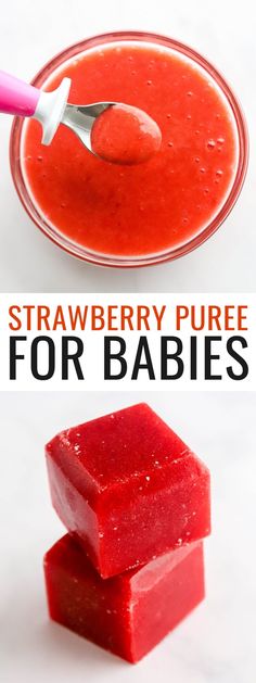 strawberry puree for babies is the best way to use it in your baby's food