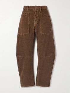 Find NILI LOTAN Shon Cotton-blend Corduroy Tapered Pants on Editorialist. Nili Lotan's 'Shon' pants are a utilitarian staple. Cut from cotton-blend corduroy, they have elongated cargo pockets and pleated knees for a curved, tapered silhouette. Wear yours at the weekend with a tucked-in tee or sweater. Men Drip, Nili Lotan, Product Recommendations, Tapered Pants, Fashion 2024, Corduroy Pants, Lingerie Sleepwear, Winter 2024, Denim Top