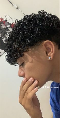 Mixed Guys With Curly Hair Hairstyles, Best Curly Haircuts For Men, Hair Cuts For Curly Hair For Boys, Curly Haircut Man, Haircuts For Curly Hair Boys, Curly Hair Boys Haircut, Curly Undercut Mens, Curly Hair For Boys, Curly Hair Men Styles