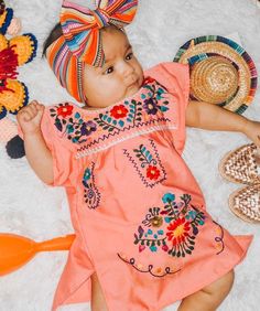 Mexican Maternity Shoot, Cinco De Mayo Milestone Pictures, Maternity Photography Mexican, Baby Mexican Dress, Mexican Baby Girl, Baby Milestones Pictures, Baby Shower Outfit, Mexican Outfit