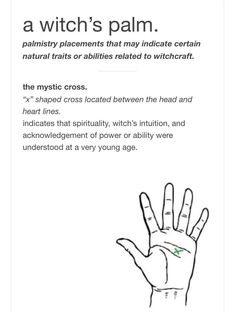 How To Read Palms Palmistry, Witches Marks On Palms, Witch Palmistry, Hand Reading Palmistry, Witchcraft Palmistry, Palm Signs Of A Witch, Palm Reading Life Line, What Is A Witch