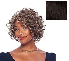 Step out in style with the Hairdo Relaxed Coils Mid Length Styled wig, featuring tight spirals that create a beautiful silhouette that frames the face and grazes the chin and nape.  Additional comfort features include a wide velvet band at the front hairline to prevent friction, open wefting on top for a light, cool fit, open ear tabs and an open extended nape for added lightness.  The cap is designed with a resilient stretch lace material that actually molds to the shape of the head for a comfo Best Shakes, Beautiful Silhouette, Lace Material, Cool Fits, Wig Cap, Coils, Styling Tools, Stretch Lace, Synthetic Hair