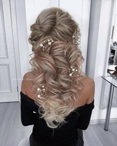 Updo With Headband, Hairstyle For Long Hair, Headbands For Short Hair, Makeup For Blondes, Hairstyles Updo, Braut Make-up, Trendy Wedding Hairstyles