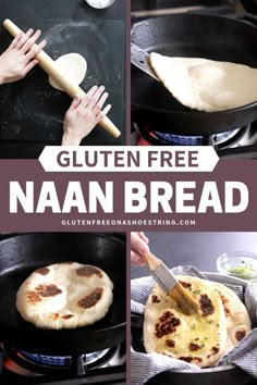 the process for making gluten free naan bread