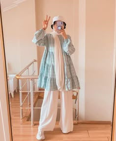 Summer Outfit Modest Hijab, Modest Dresses Muslim Casual, Hijab Casual Dresses For Summer, New Hijabi Outfits, Summer Hijab Outfits Aesthetic, Fashion Outfits Summer Hijab, Modest Hijab Outfits Summer, Hijabi Outfits Casual Summer Maxi Dresses