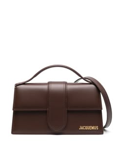 Jacquemus Le Grand Bambino Tote Bag - Farfetch Jacquemus Le Grand Bambino, Jacquemus Bag, Brown Leather Shoulder Bag, Iconic Bags, Van Cleef Arpels, Brown Bags, Lady Dior, Hermes Birkin, Leather Tote Bag