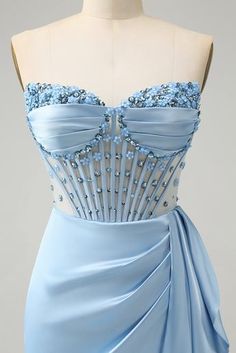 Light Blue Homecoming Suit, Bodycon Corset Dress, Unique Hoco Dresses 2024, Corset Vintage Dress, Corset Beading, Corset Dress Pattern, Draping Corset, Cocktail Dress Classy Elegant, Corset Dress Short