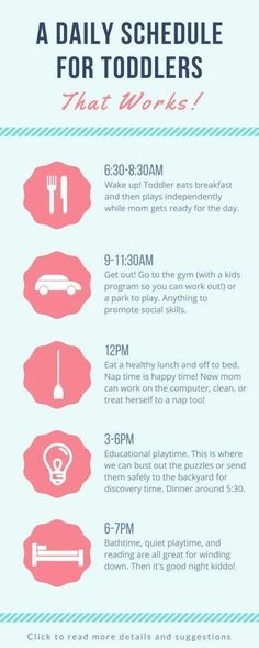 the daily schedule for toddlers that works