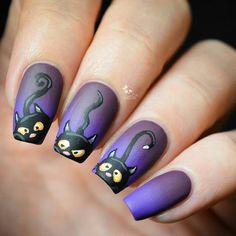 Holloween Nails, Halloween Acrylic Nails, Nail Art Designs Diy, Pretty Nail Art Designs