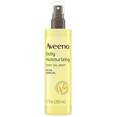 Condition and nourish your skin with Aveeno Daily Moisturizing Dry Oil Mist. Ideal for sensitive skin care, this body oil spray immediately moisturizes dry, rough skin; 92% of testers agree that skin instantly looks smoother and more even after application. From a dermatologist-recommended skincare brand for over 65 years, this daily moisturizing body oil is formulated with 98% naturally derived ingredients including oat oil, which is rich in lipids and fatty acids to help condition skin, and Aveeno Oil Spray, Best Body Oil For Dry Skin, Body Oil Aveeno, After Shower Body Oil, Olive Oil Body Wash, Body Care Recipes, Monoi Oil, Dermatologist Recommended Skincare, Body Oil Spray