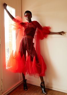 Avant Garde Tulle Overlay - Kate Hewko Avant Garde Sleeves, Kate Hewko, Off Shoulder Tulle Dress, Avante Garde Fashion, Avant Garde Dress, Beyonce Concert, Tulle Fashion, Avant Garde Outfit, Tulle Outfit