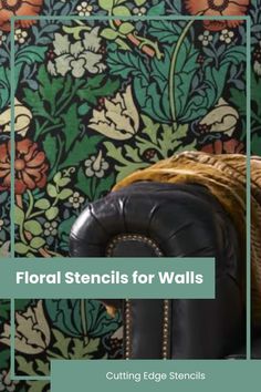 floral stencils for walls by cutting edge stencils, featured in wallpaper magazine