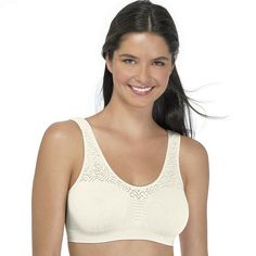 This Bali crop top embodies comfort. From the soft, stretchy microfiber construction to the wire-free cups, this women's crop top is a feel-good foundation. Cool Dri fabric keeps you cool and comfortable Cool Dri fabric helps wick moisture Knit-in triangle at center front Seamless design Gusseted underbandTagless Wire free Style no. 103JBali Crop Top Size ChartFABRIC & CARE Nylon Machine wash Imported Size: Small. Color: Lt Beige. Gender: female. Age Group: adult. Bali Bra, Playtex Bras, Bali Bras, Top Bra, Bali Fashion, Bralette Crop Top, Comfortable Bras, Crop Top Bra, Free Style