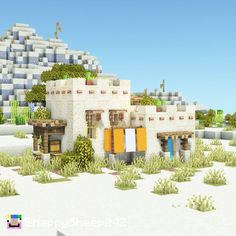 an image of a small house in the desert