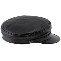 A naval style Trawler hat made of 100% high quality natural leather. One of many variations of Greek Fisherman and Breton hats available in our store. This headgear has a short peak and black decorative buttons. Inside the crown there is a skin friendly natural leather sweatband and a viscose lining. It is a comfortable and practical hat for everyday use. This headgear is available in large xl and xxl sizes. Precise handmade craftsmanship from Poland. MST-ELB-SvA Breton Hat, Sailor Cap, Flat Hats, Cap Men, Winter Outfits Men, News Boy Hat, Flat Cap, Decorative Buttons, Hat Making