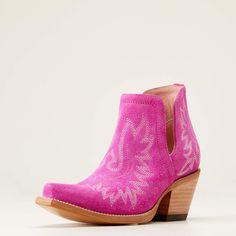 Ariat Dixon, Boot Fits, New West, Ariat Shoes, Western Boots Women, Western Boot, Glass Slipper, Pink Suede, Western Boots