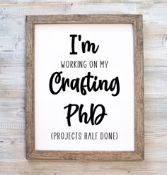 i'm working on my crafting pho project