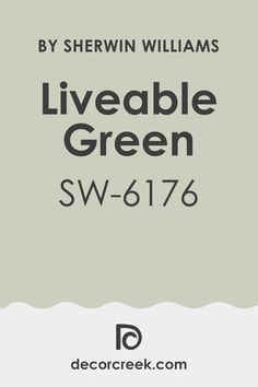 Liveable Green SW 6176 Color by Sherwin-Williams Sw Livable Green Paint, Light Green Neutral Paint, Sw Liveable Green Paint, Sherwin Williams Neutral Green, Spa Sherwin Williams, Livable Green Sherwin Williams Bedrooms, Warm Light Green Paint Colors, Neutral Green Paint Colors Sherwin Williams, Sw Livable Green