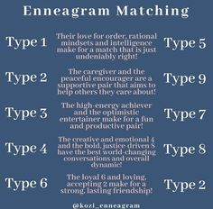 Enneagram Matches, Enegram Type 2, Ennegrams Types, 7 Types Of Friends, Enneagram 4w5