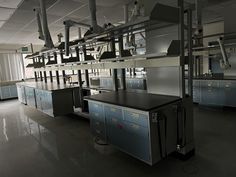 laboratory shelves