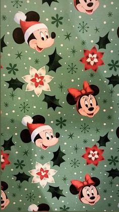 mickey and minnie mouse christmas wrapping paper