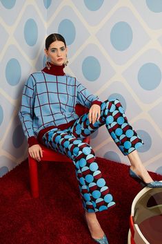 La DoubleJ Fall 2020 - Review | The Fashion Folks #retrofashion #retroprints #retropattern #1960s #1960sfashion Kibbe Gamine, Runway 2020, Street Syle, Spring 23, Afrikaanse Mode, Look Retro, Vogue Germany, Vogue Russia, Inspired Outfits