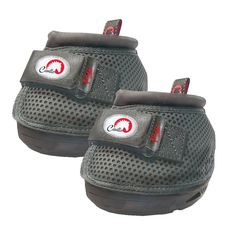 pair of gray slippers with university of arizona logo