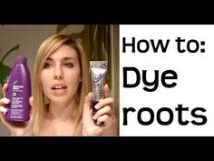 How to dye your roots. Fr. asksash88 on YouTube. Ombre At Home, Hair Color At Home, Hair Lightening, Babylights Hair, Hair Tricks, Hair Colouring, Pro Hair, Root Color, Covering Gray Hair