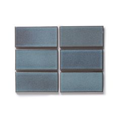 6 Heath Ceramics ceramic tiles glazed in River Dark Blue Tiles, Blue Square Tile, Blue Glazed Tile, Blue Tile Texture Seamless, Bedrosians Iron Blue Tile, Heath Ceramics Tile, Heath Tile, Craftsman Fireplace, Blue Bathroom Tile