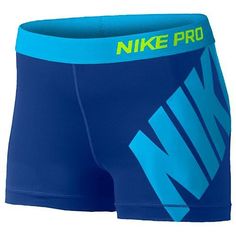 Nike Pro 3" Compression Shorts. Find your favorite colorway! #Training Nike Wardrobe, Volleyball Bag, Nike Compression, Pro Logo