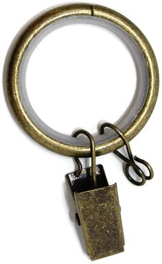 a metal ring with a lock on it