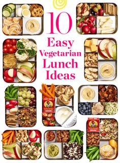 10 easy vegetarian lunch ideas that are perfect for the whole family to enjoy and eat