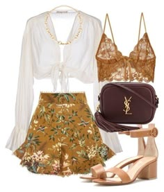 Outfit Chic, Mode Inspiration, Polyvore Outfits, Looks Vintage, Lace Bra, Heeled Sandals, Outfits Casuales, Cute Casual Outfits, Look Fashion